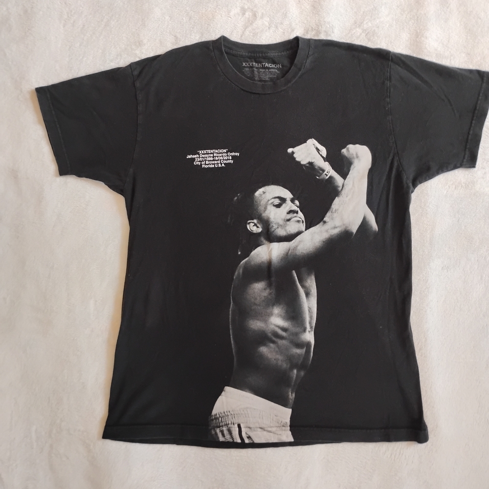XXXTentacion black and white t shirt Size Large